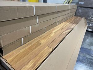 Exotic Hardwood - Golden Teak - Orelha De Macaco - 2 1/4 Inch x 3/4 - Select - Prefinished - Made In Brazil