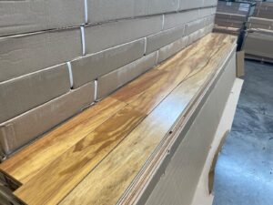 Exotic Hardwood - Golden Teak - Orelha De Macaco - 5 Inch x 3/4 - Select - Prefinished - Made in Brazil