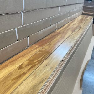 Exotic Hardwood - Golden Teak - Orelha De Macaco - 3 1/4 Inch x 3/4 - Select - Prefinished