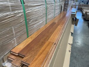 Hardwood - Jatoba - Brazilian Cherry - 2 1/4 x 3/4" - Satin - Select Natural Finish