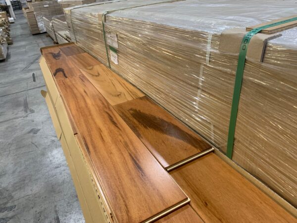 Engineered - Breazilian Tigerwood Muiracatiara 5 inch 5/8 - Semi Gloss